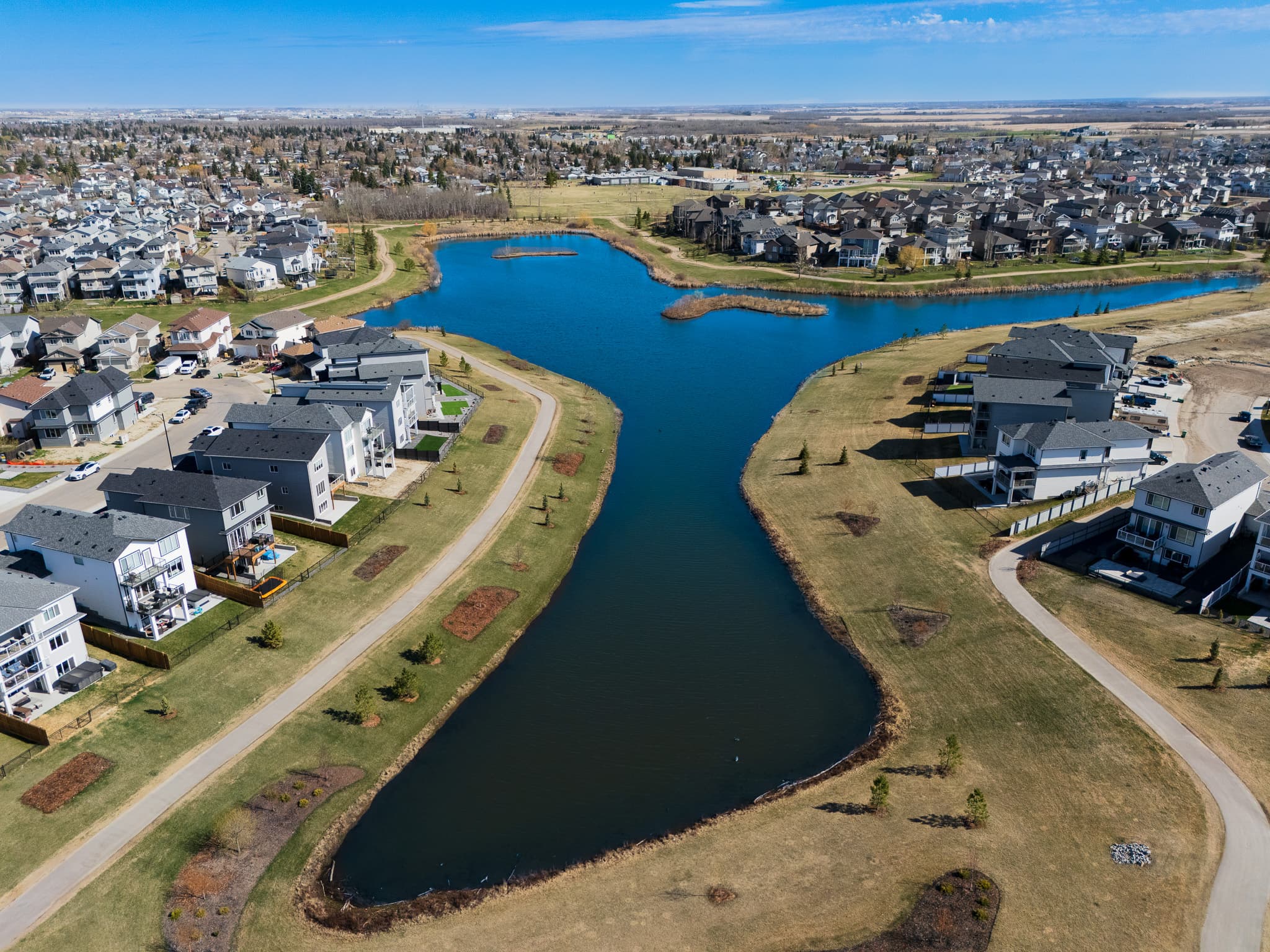 Aerial drone photograph — Droneworks Edmonton